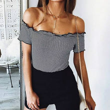 Load image into Gallery viewer, Striped Bodysuit