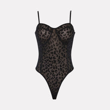 Load image into Gallery viewer, Leopar Patterned Bodysuit