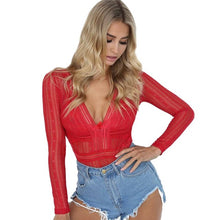 Load image into Gallery viewer, Slim Transparent Bodysuit