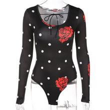 Load image into Gallery viewer, Floral Rose Bodysuit
